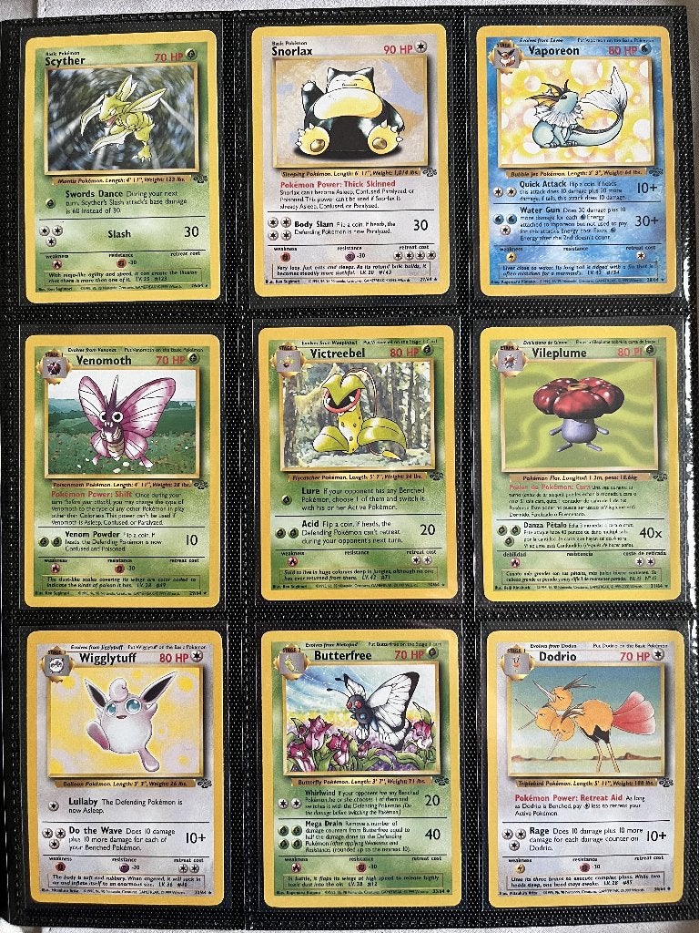 Pokemon Jungle Non Holo's - Losse Verkoop, Verzenden, Gebruikt, Meerdere kaarten