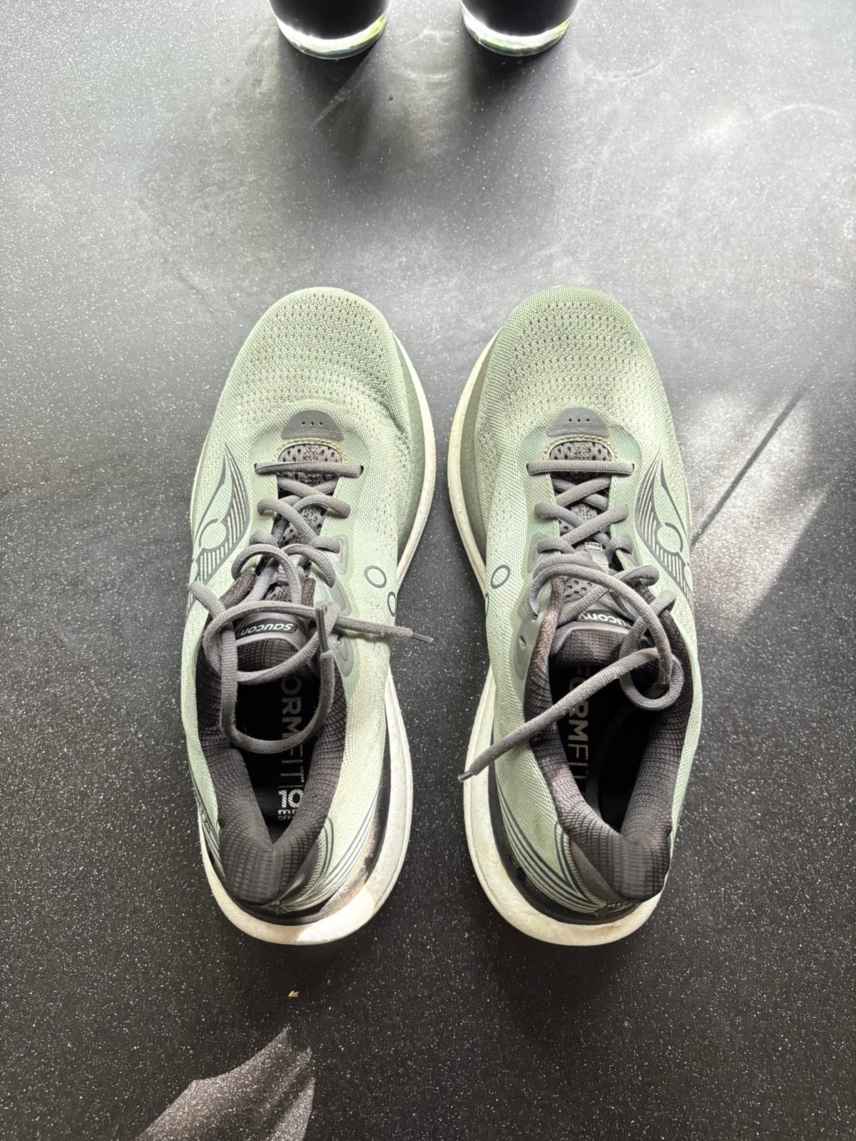 Saucony triumph 23, lichtgroen, heren maat 45, Verzenden, Zo goed als nieuw, Hardloopschoenen, Saucony
