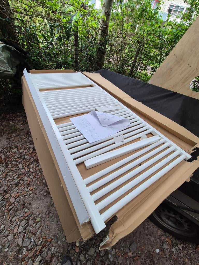 Handdoekradiator 750x1775 wit met transportschade, Ophalen, Radiator, Nieuw, Minder dan 60 cm