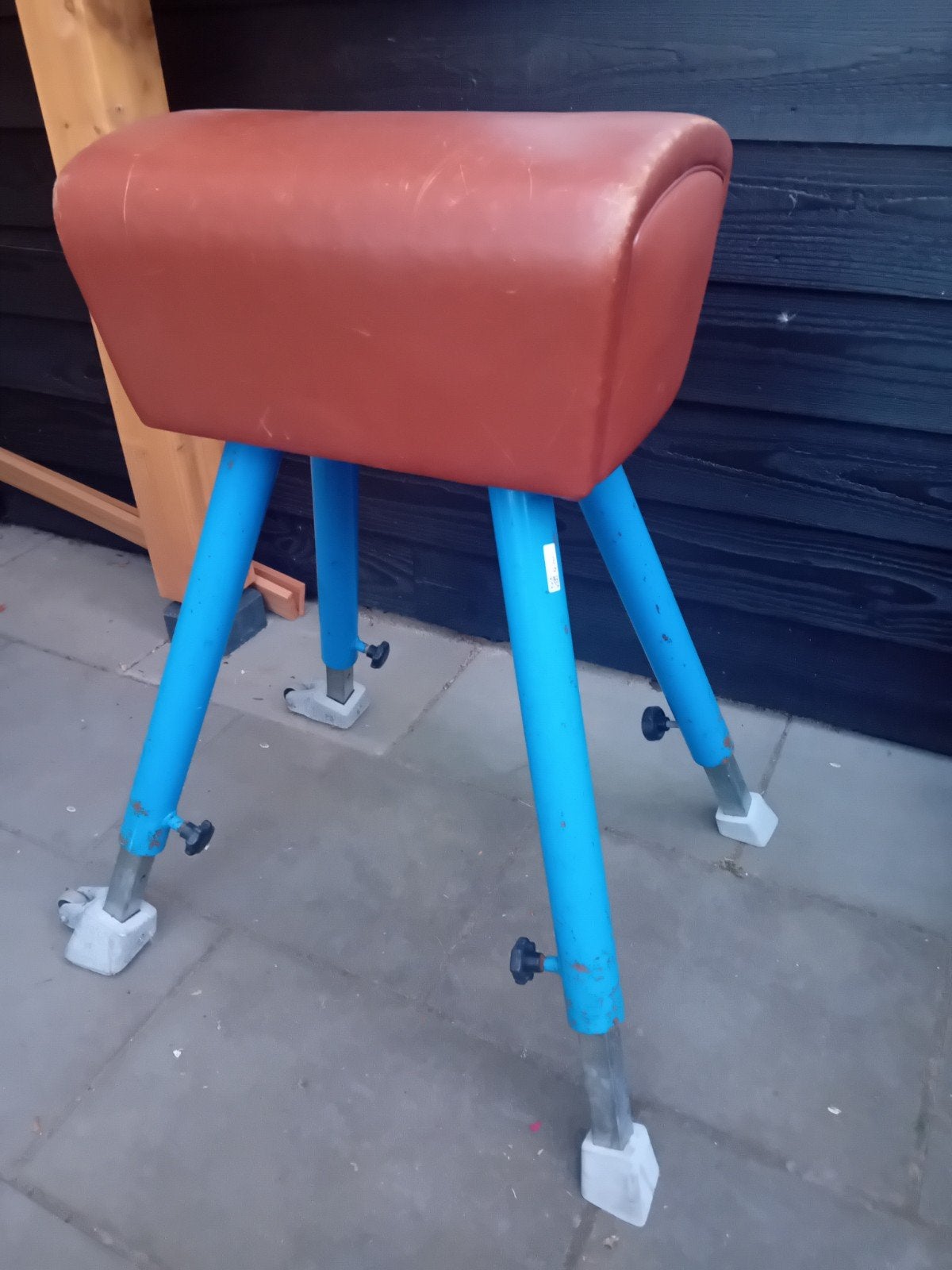 Turnbok/springbok voor gymnastiek en turnen of decoratie, Sport en Fitness, Turnen, Ophalen, Gebruikt, Meerkleurig, Materiaal