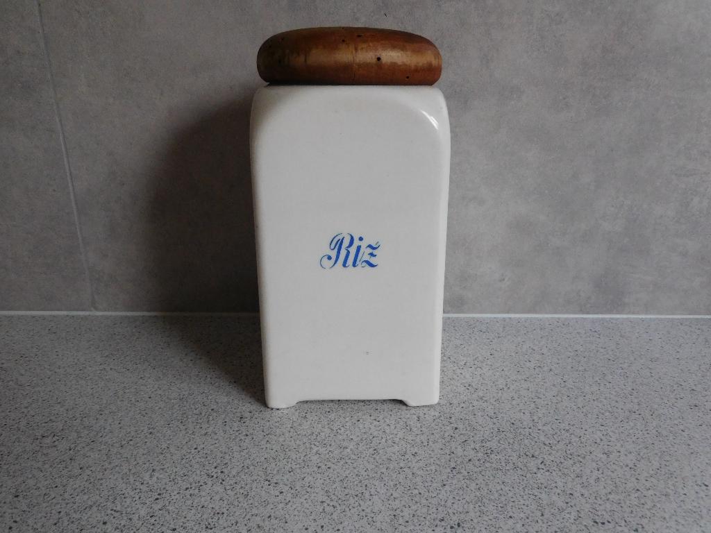 Voorraad Pot Rijst RIZ nr. 12 Houten Deksel, Ophalen of Verzenden