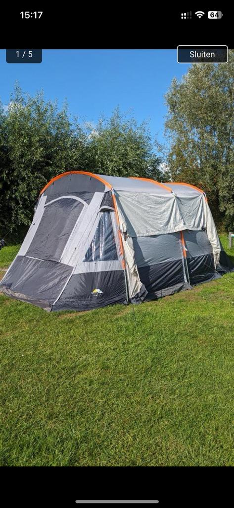 Dwt pegasus III bustent campertent met slaapcabines, Ophalen, Gebruikt, Tot en met 4