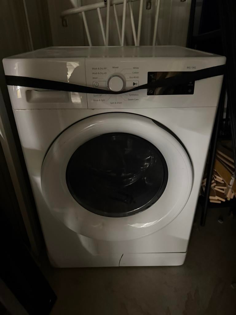 Wasmachine Droger Combo 8KG/5KG – Werkt Perfect, Witgoed en Apparatuur, Ophalen, Gebruikt, Handwasprogramma, Voorlader