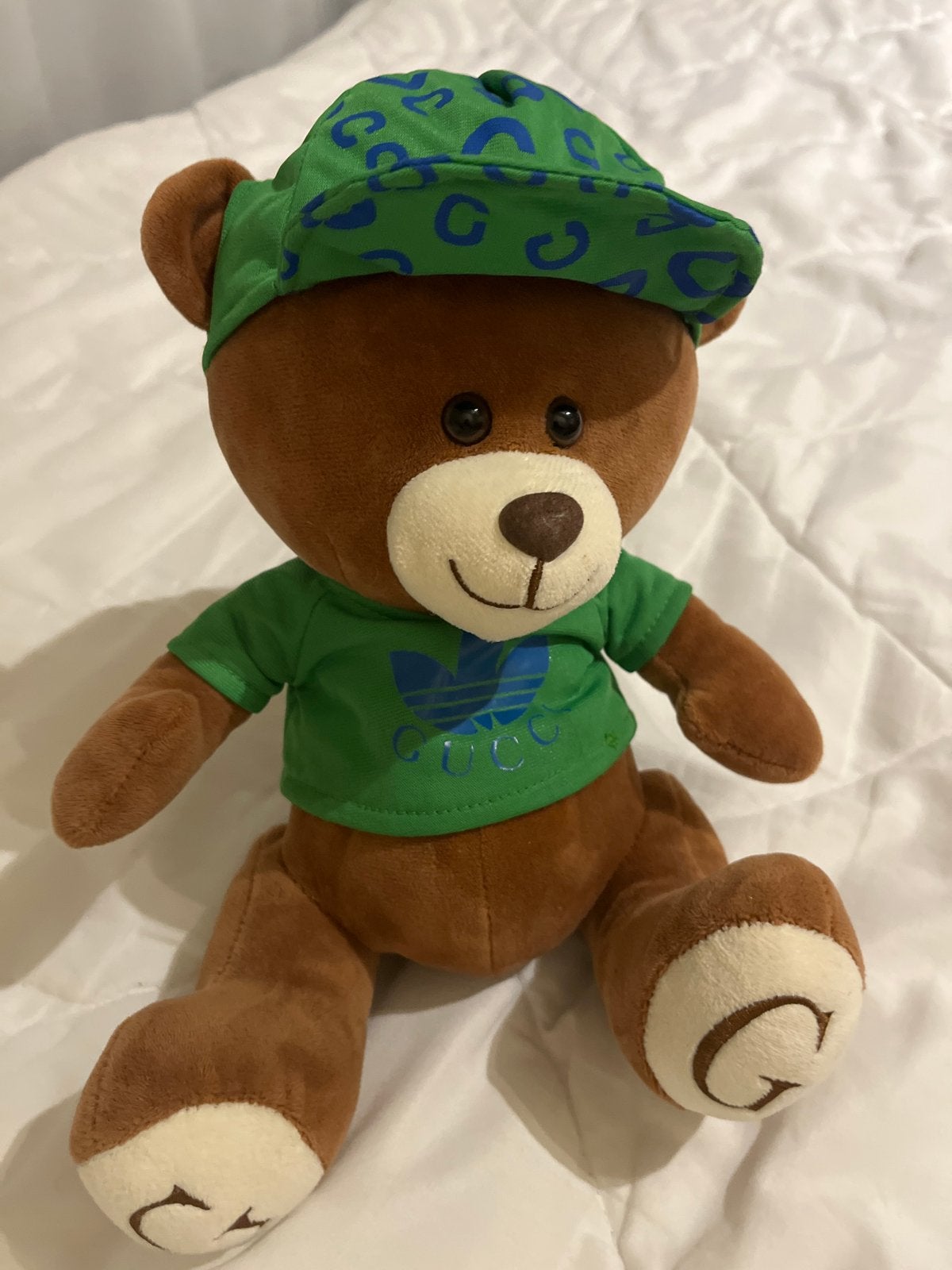 Gucci Adidas Beer Knuffel, Ophalen, Overige merken, Beer, Zo goed als nieuw
