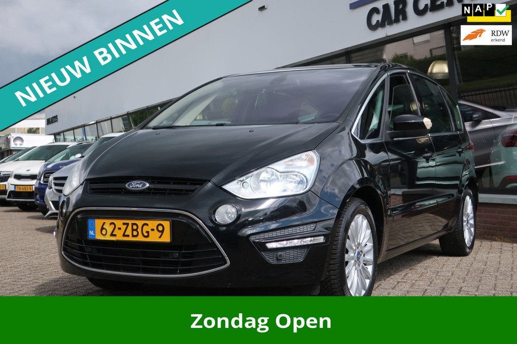 Ford S-Max 1.6 EcoBoost Titanium 7p. 2e EIG_LED_NAVI_PDC V+A, Auto's, Ford, Bedrijf, Te koop, S-Max, ABS, Airconditioning, Automatische klimaatregeling