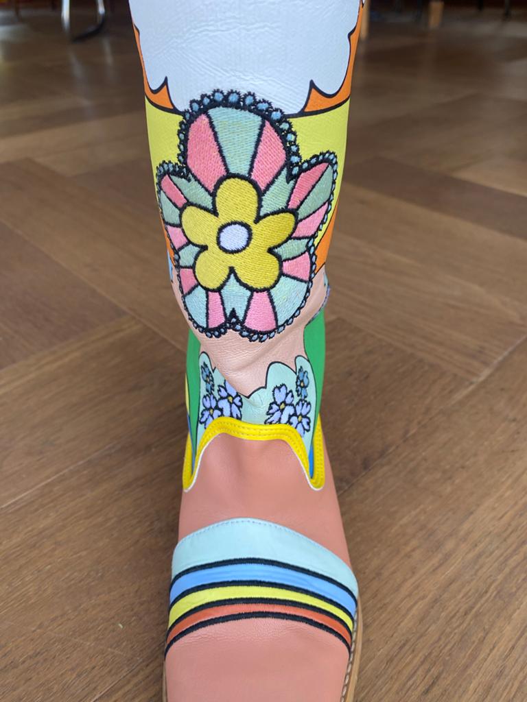 Stella mccartney laarzen- Maat 33, Kleding | Dames, Schoenen, Zo goed als nieuw, Hoge laarzen, Overige kleuren, Ophalen of Verzenden
