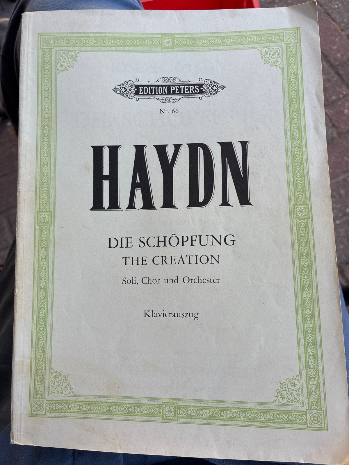 Haydn - Die Schöpfung (The Creation) - Klavierauszug, Gebruikt, Klassiek, Ophalen of Verzenden, Artiest of Componist