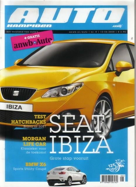 Autokampioen 8 2008: Citroen C5 - BMW X6 - BMW 520D - Lancia, Ophalen of Verzenden, Gelezen, Algemeen