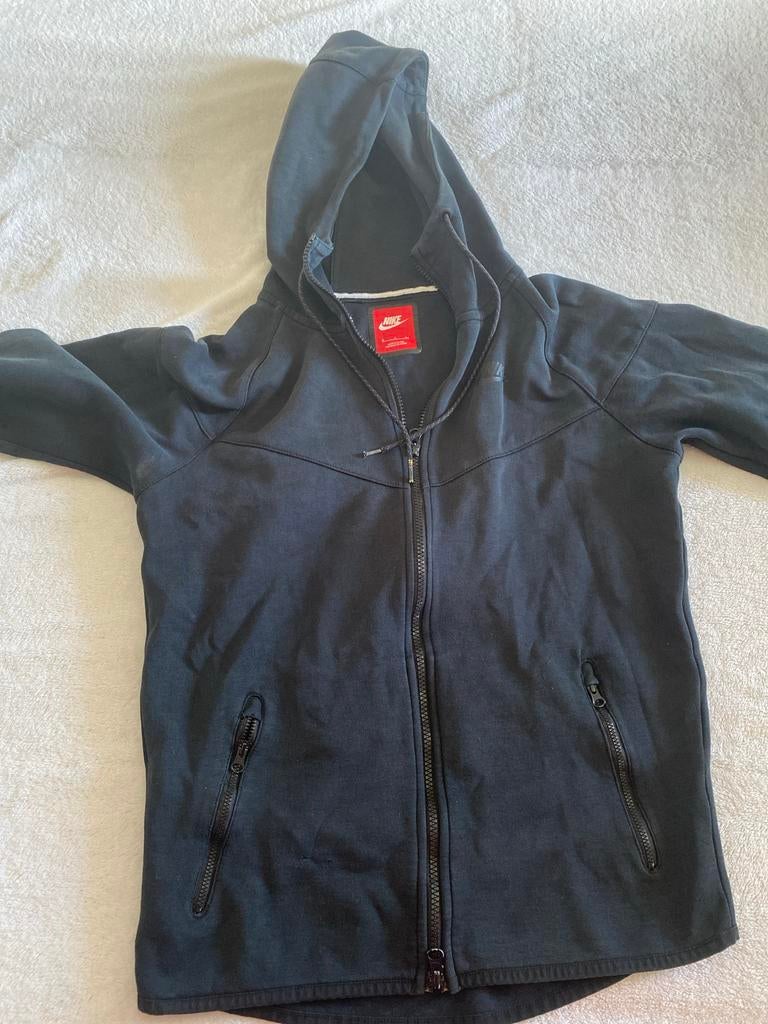 Nike Tech Fleece Hoodie Zwart Maat S, Ophalen of Verzenden, Gedragen, Maat 46 (S) of kleiner, Zwart