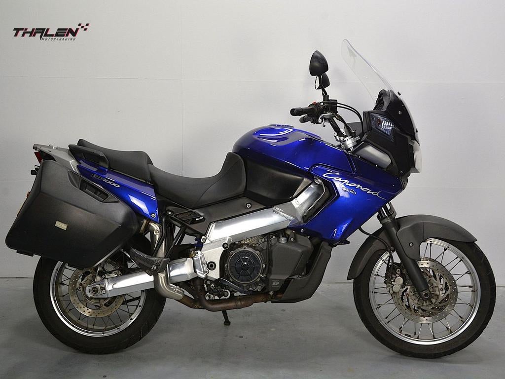 APRILIA ETV 1000 CAPONORD + kofferset  (bj 2003) 40,100 km, 2 cilinders, Motorrijbewijs A, Bedrijf, Onbekend
