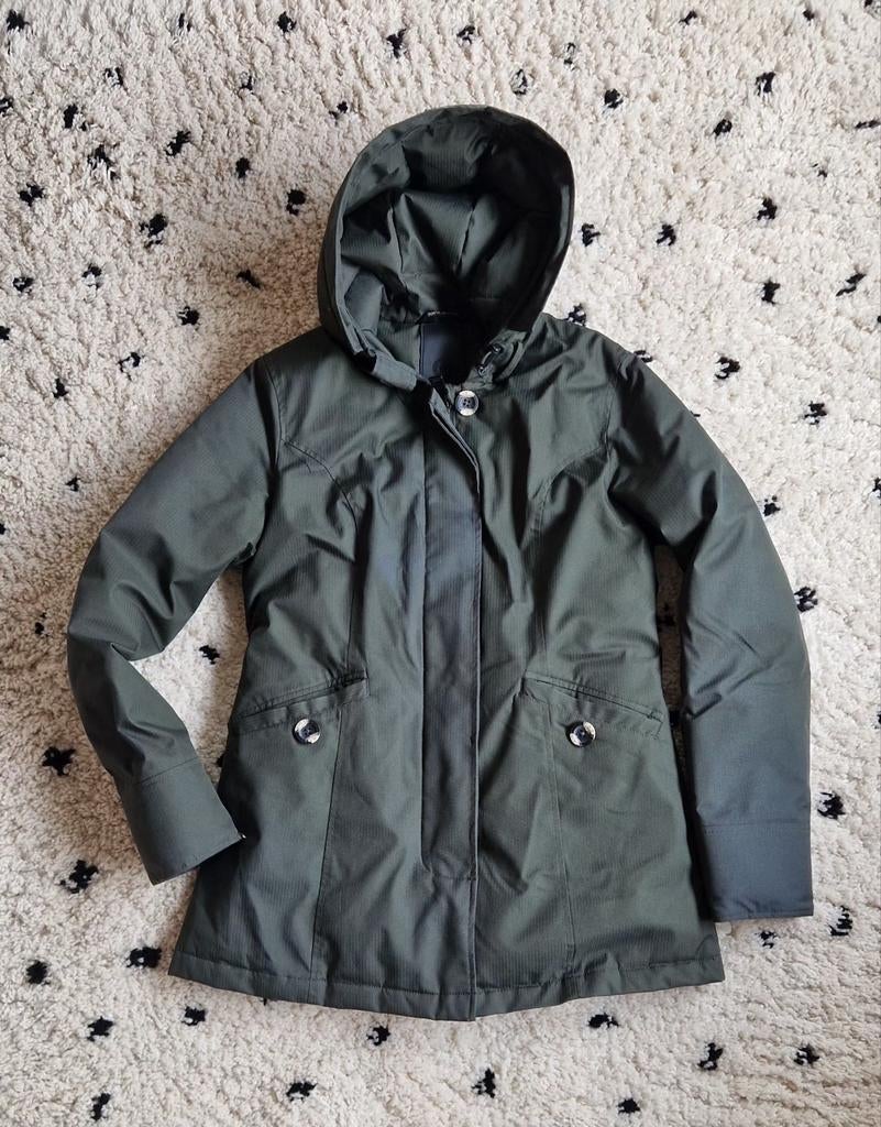 Airforce winterjas donkergroen, Kleding | Dames, Jassen | Winter, Zo goed als nieuw, Maat 36 (S), Groen, Ophalen of Verzenden