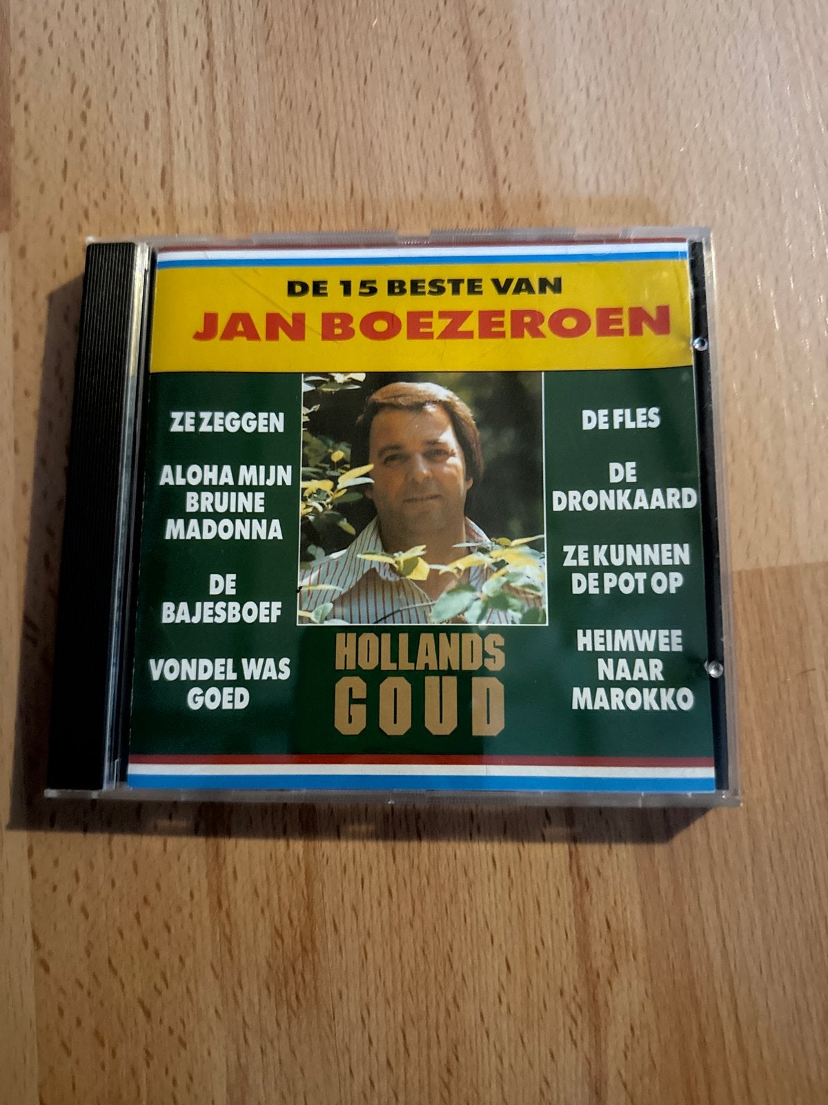 De 15 Beste van Jan Boezeroen - Hollands Goud CD, Gebruikt, Ophalen of Verzenden, Levenslied of Smartlap, Inclusief boekje