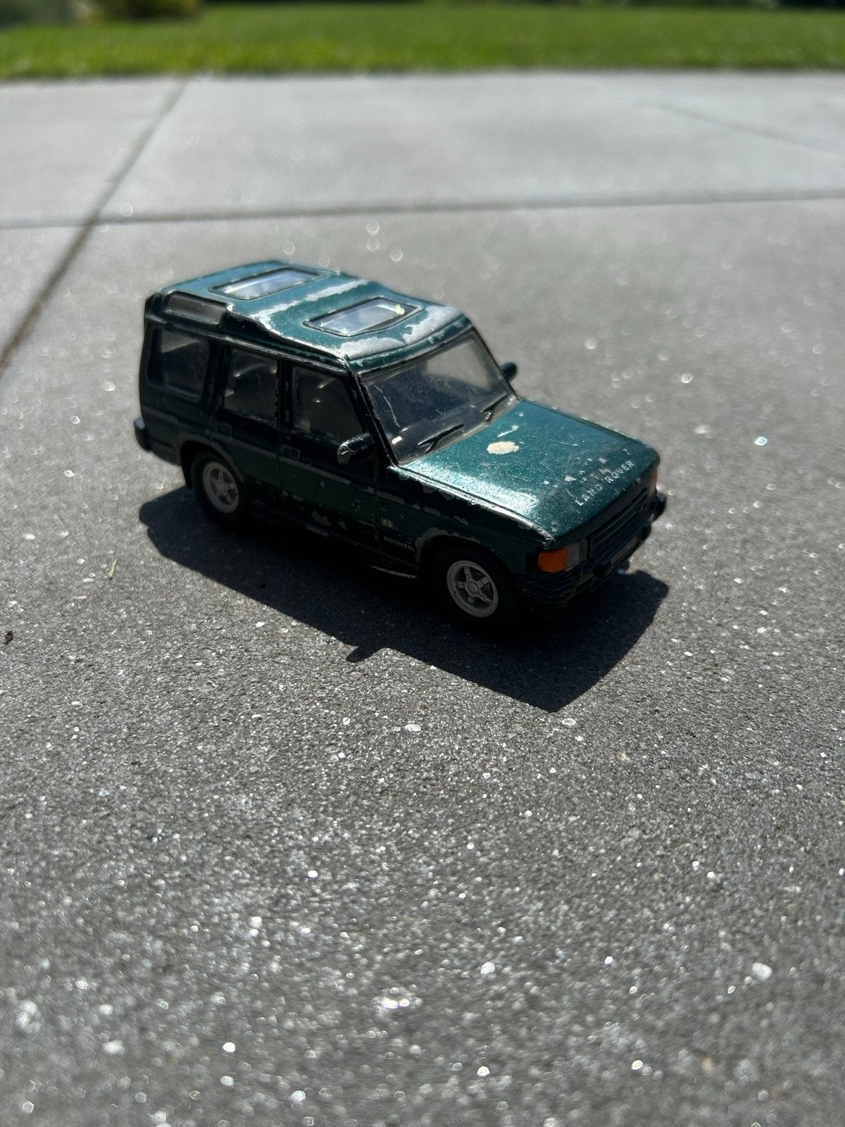 Land Rover Discovery 1 schaalmodel - Groen, Ophalen of Verzenden, Gebruikt