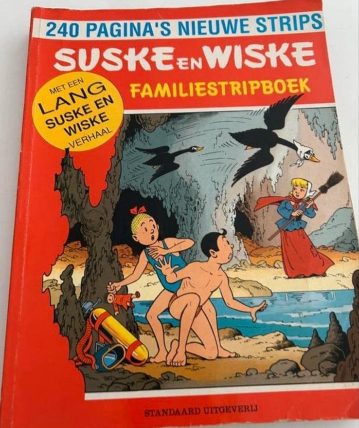 Suske en Wiske Familiestripboek - 240 Pagina's Strips, Boeken, Stripboeken, Eén stripboek, Ophalen of Verzenden, Gelezen