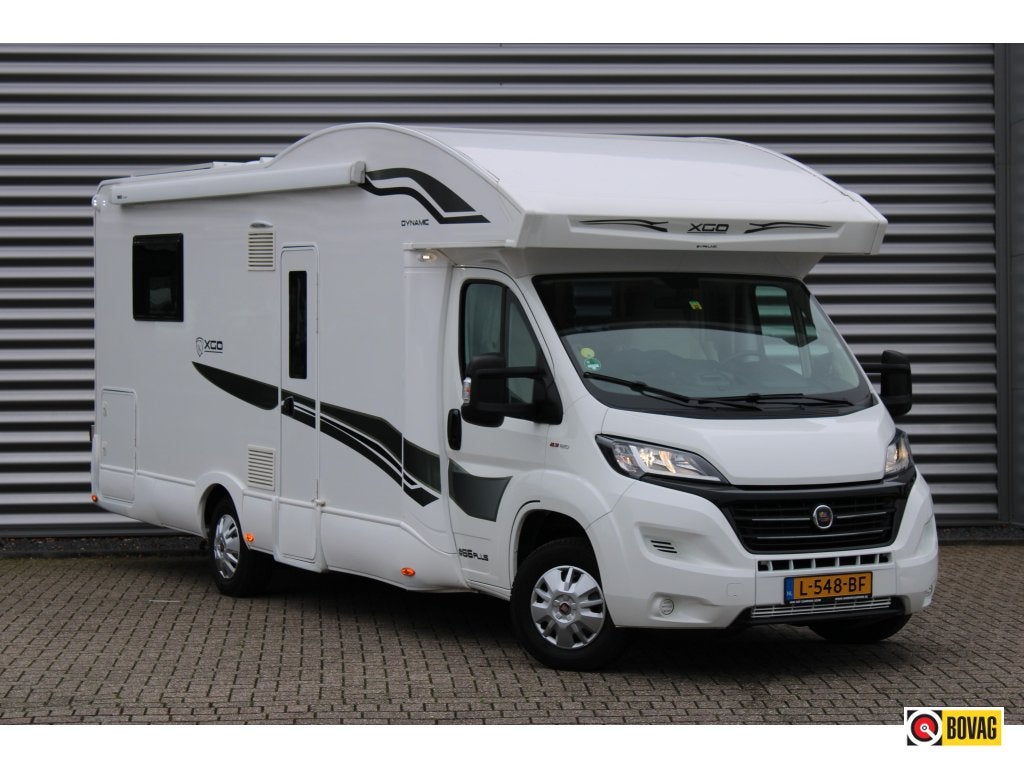 Rimor XGO Dynamic Plus Queensbed Face-to-Face Fiat, Caravans en Kamperen, Campers, Luifel, Ringverwarming, Fiat, 7 tot 8 meter