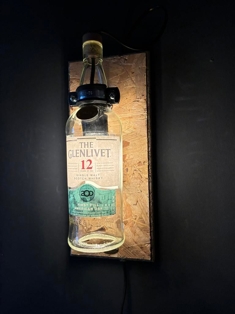 The glenlivet Wandlamp, Ophalen of Verzenden, Nieuw, Glas, Mancave, vaderdag