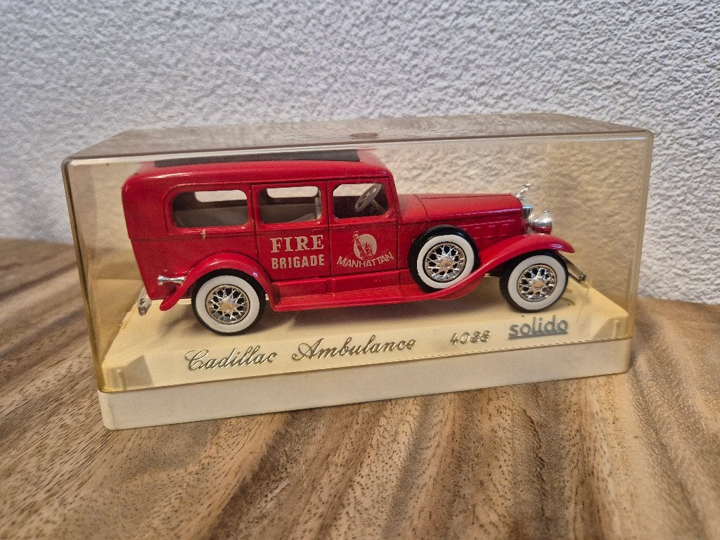 Solido 1:43 Cadillac Brandweer, Solido, Auto, Solido, Ophalen of Verzenden