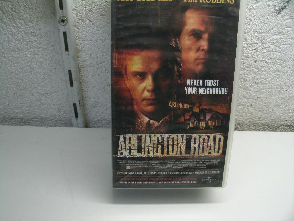 vhs 89b arlington road & shawshank 2 banden, Alle leeftijden, Ophalen of Verzenden, Gebruikt, Actie en Avontuur