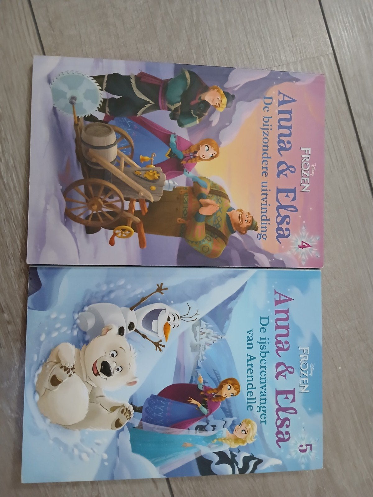 Frozen boekjes - Anna & Elsa - 2 delen, Ophalen of Verzenden, Gelezen, 3 tot 4 jaar
