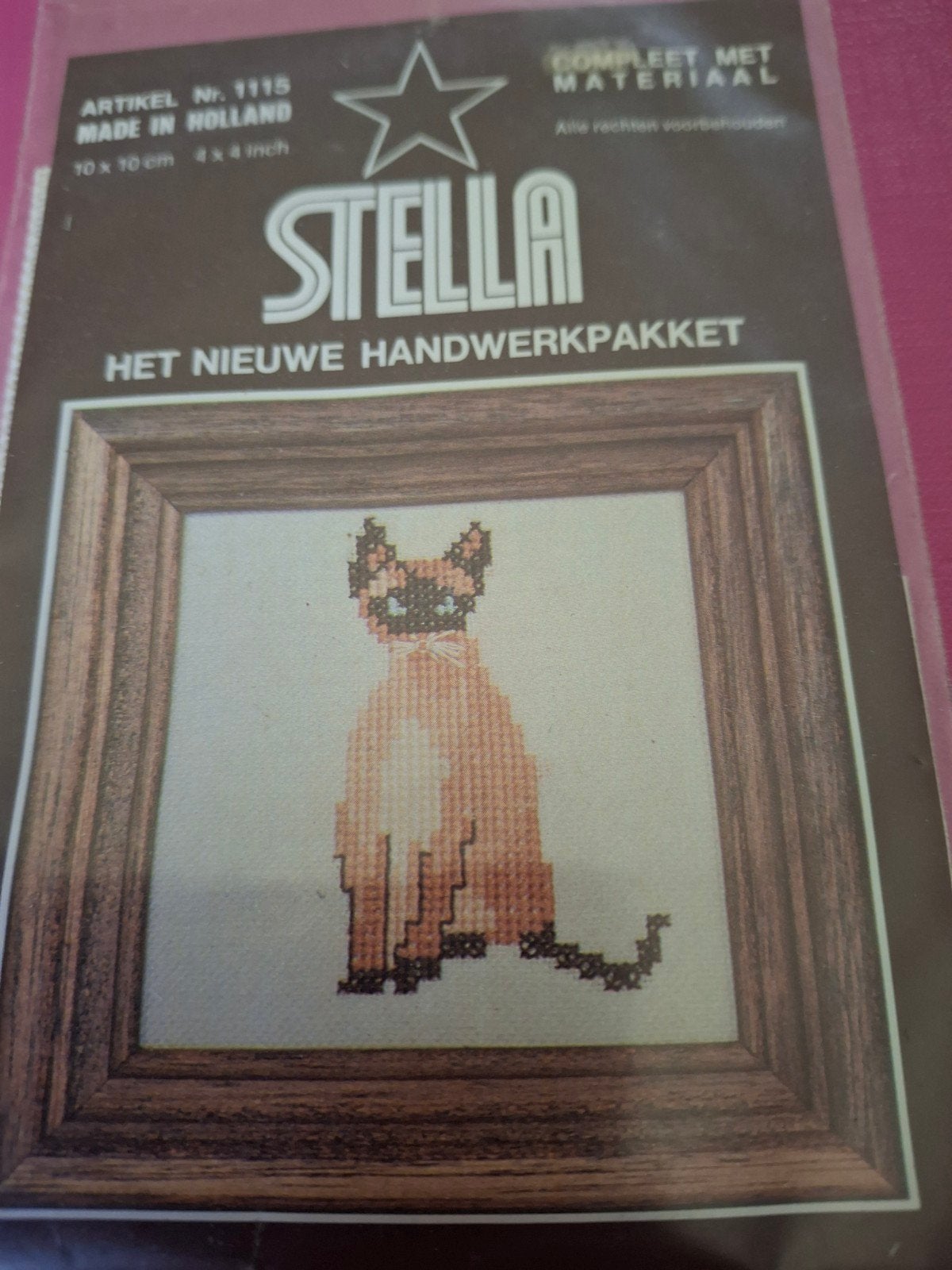 Poesje, Hobby en Vrije tijd, Ophalen of Verzenden, Nieuw, Borduurpakket