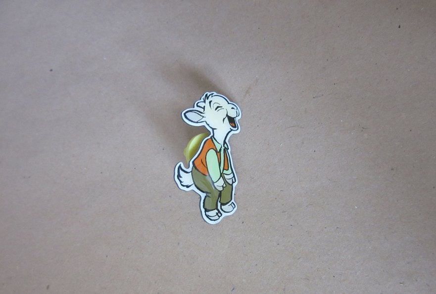 Efteling pin Geitje Sprookjesbos, Verzenden, Zo goed als nieuw, Overige typen