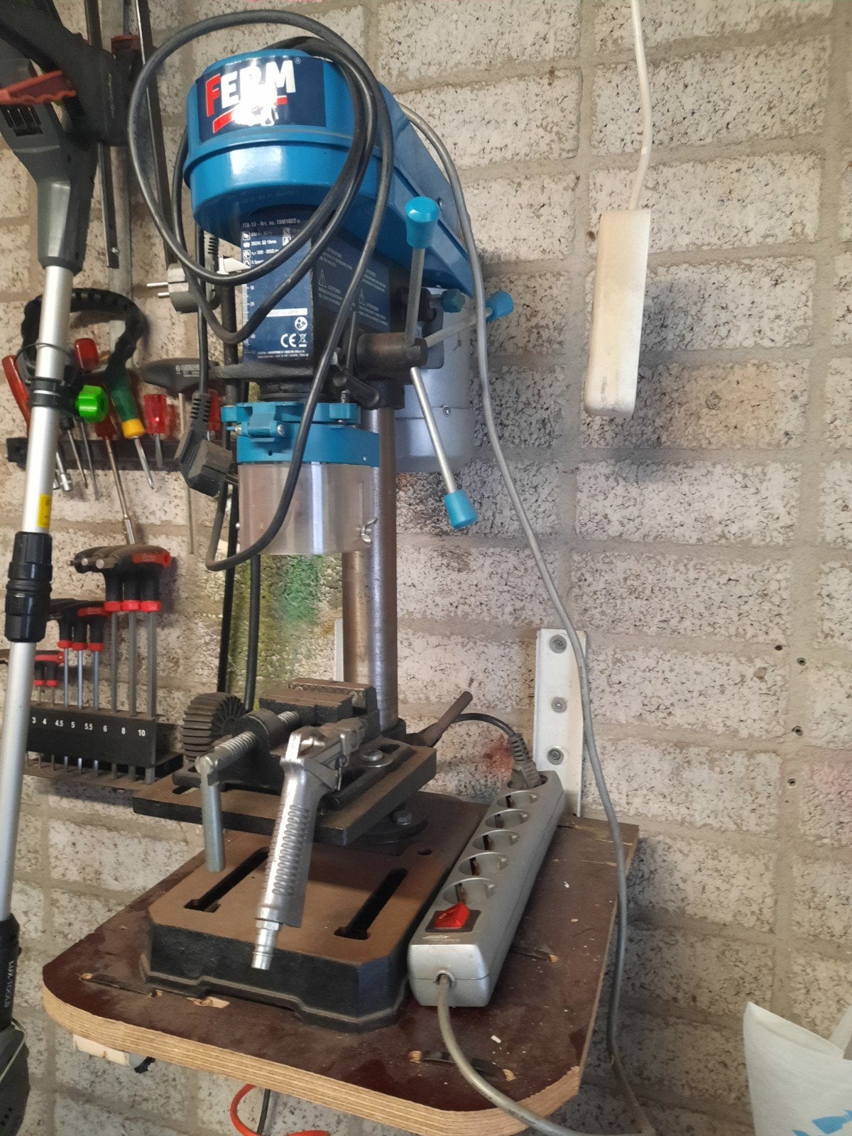 standaarboormachine, Doe-het-zelf en Verbouw, Gereedschap | Boormachines, Ophalen, Boormachine
