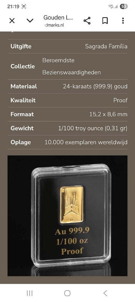Goud, Ophalen, Goud