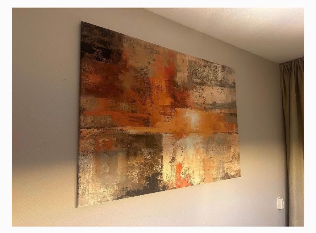 Canvas schilderij, Ophalen, Zo goed als nieuw, Schilderij, 75 cm of meer