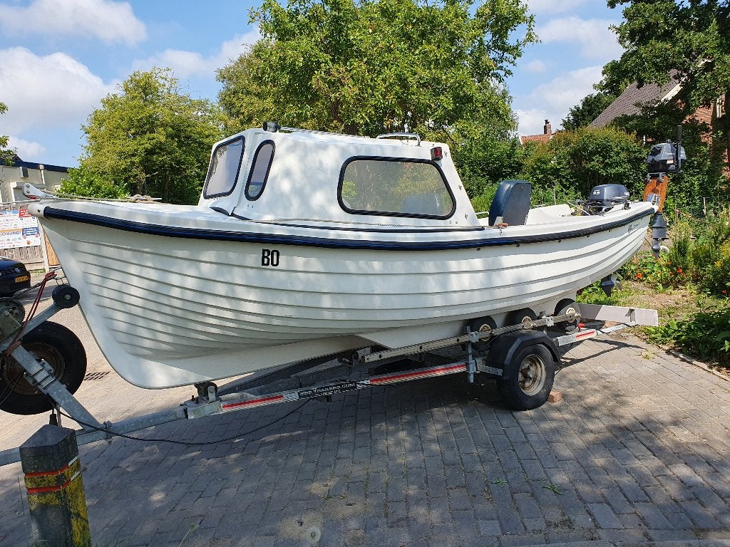 Arran 16 Combiboot: Visboot & Luxe Sloep + Motoren & Trailer, Consoleboot, Zo goed als nieuw, 1.50 - 1.70 meter, Overige merken