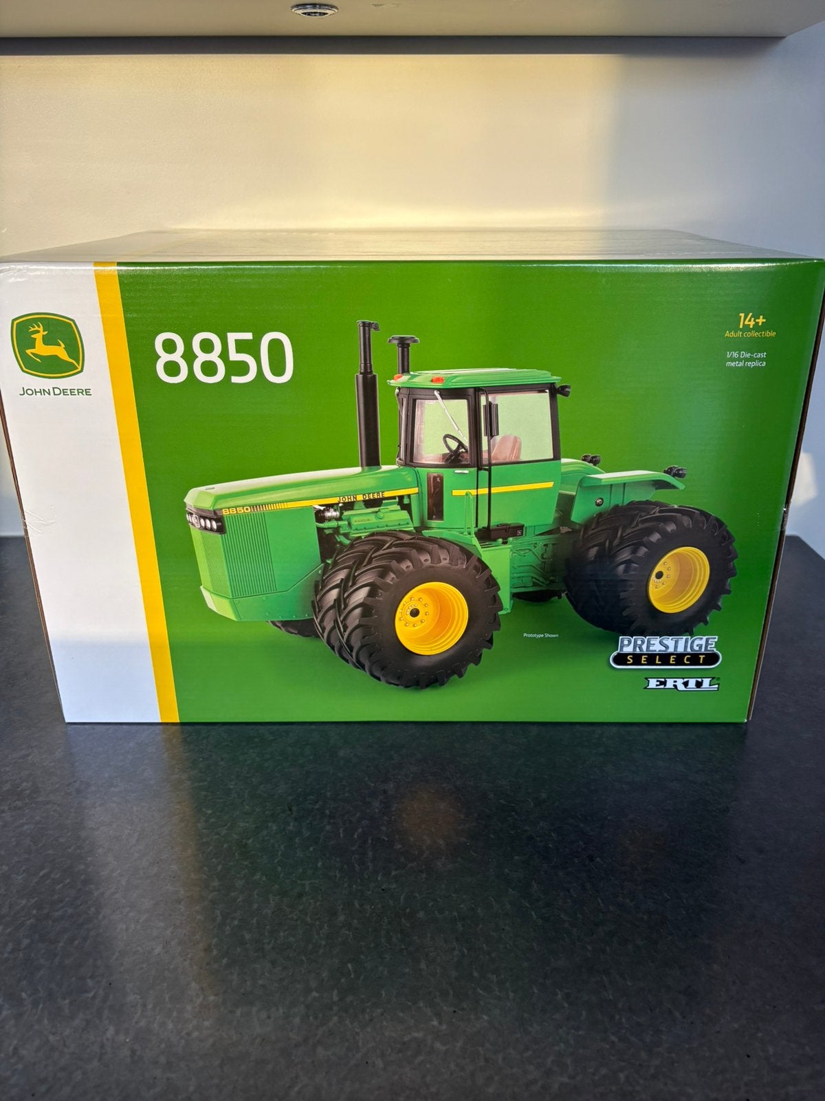 UNIEKE JOHN DEERE 8850 ( ERTL ), Hobby en Vrije tijd, Ophalen of Verzenden, Nieuw, Tractor of Landbouw