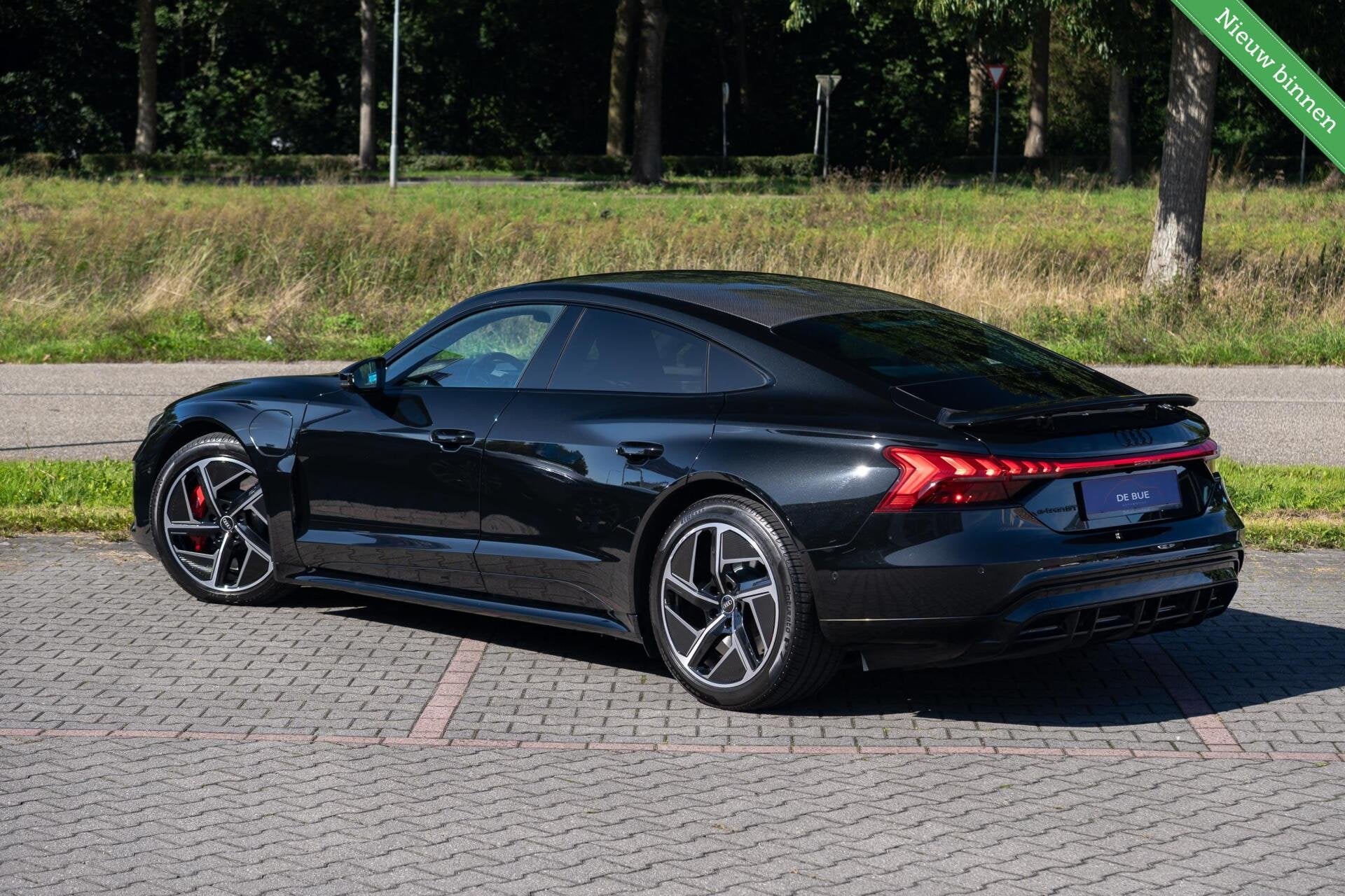 Audi e-tron GT Edition ZERO 93 kWh|OrgNL NAP|1ste Eig.|BTW|R, Auto's, Automaat, Dealer onderhouden, Zwart, Automatische klimaatregeling