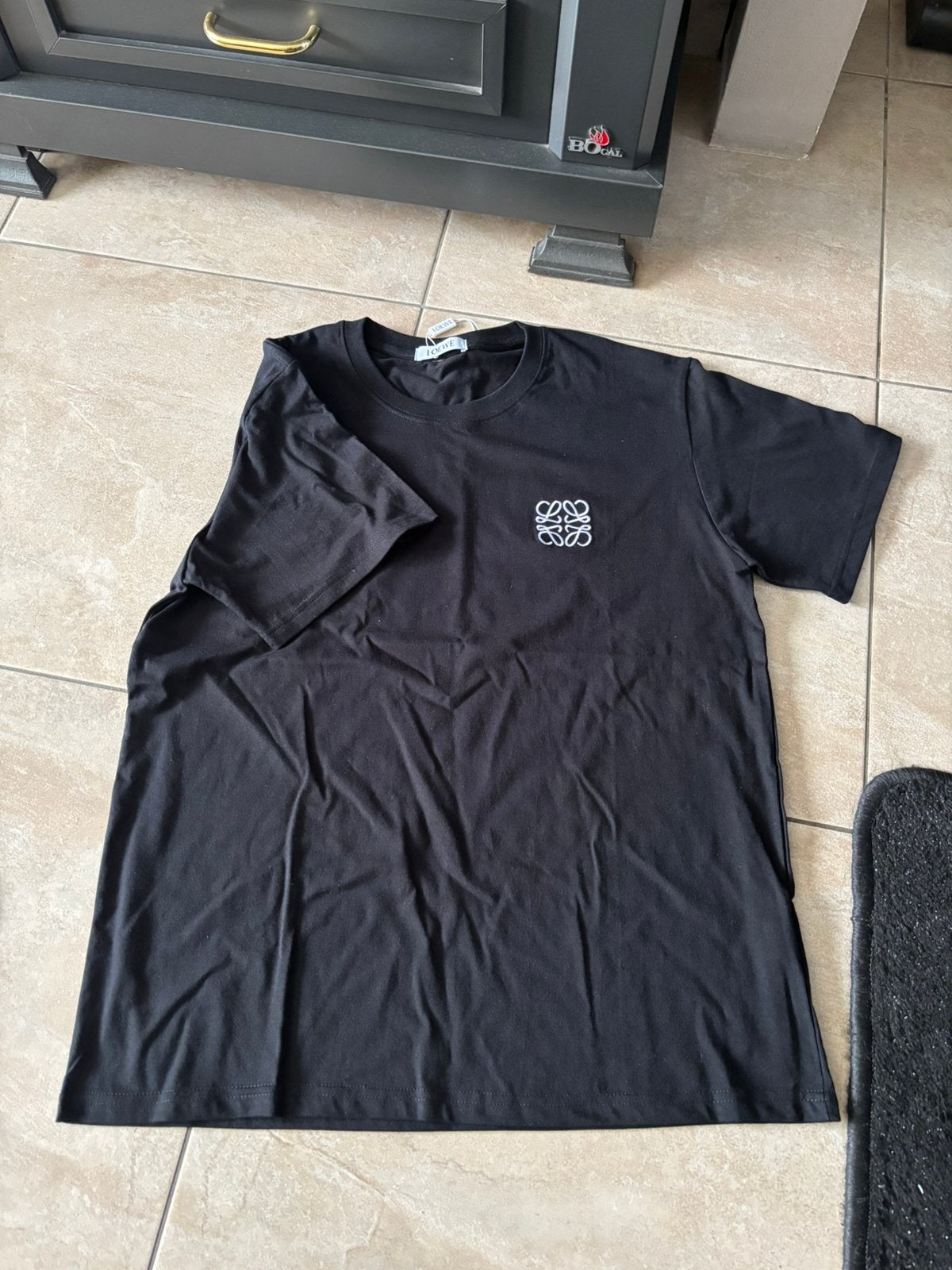 Loewe t-shirt maat L, Kleding | Heren, Ophalen, Zo goed als nieuw, Maat 52/54 (L), Zwart