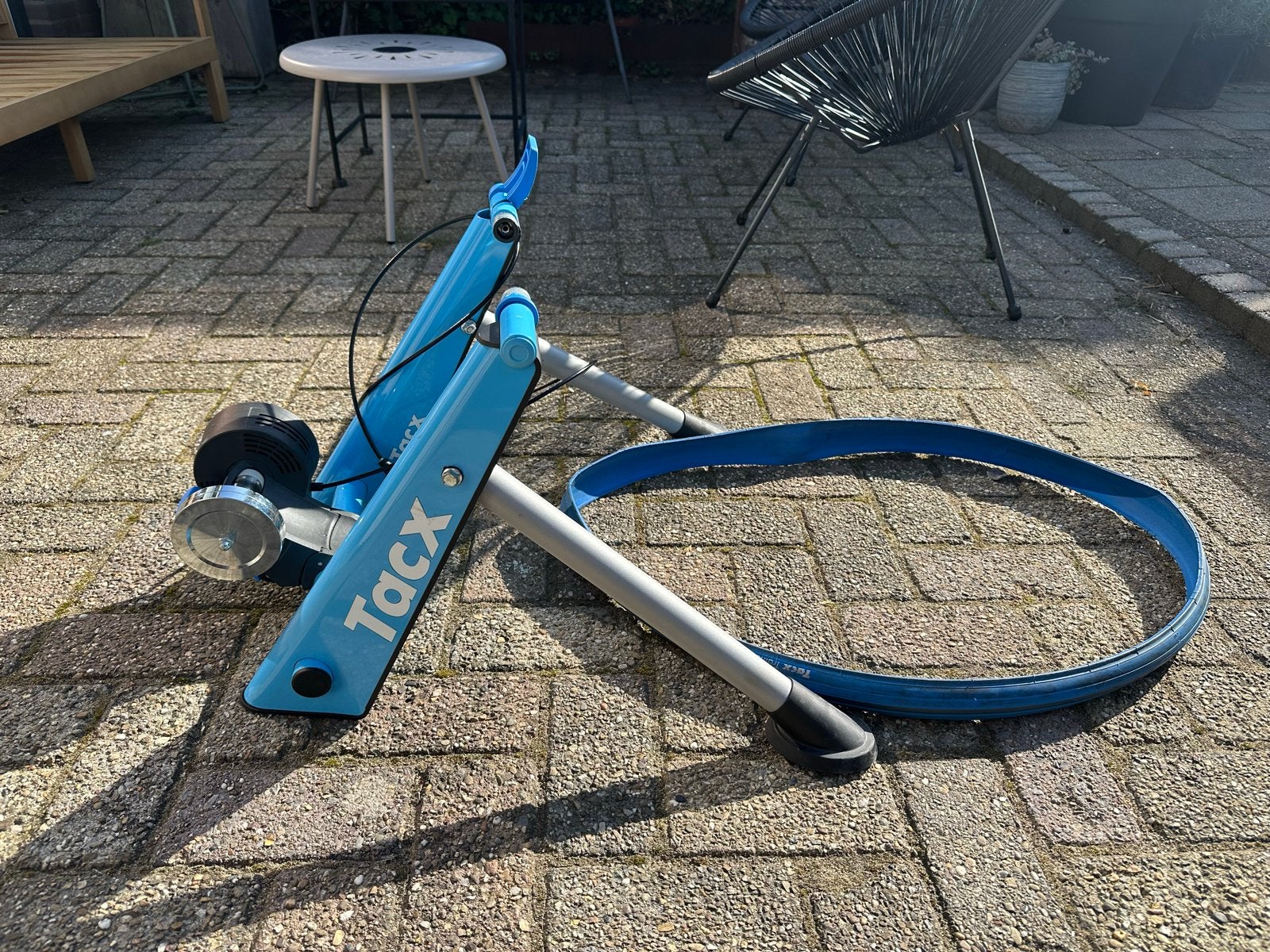 Fietstrainer tacx Boost, Ophalen