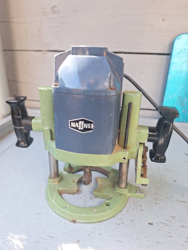Haffner UH45S bovenfrees 1800w, Ophalen of Verzenden, Gebruikt, Elektrisch, Bovenfrees