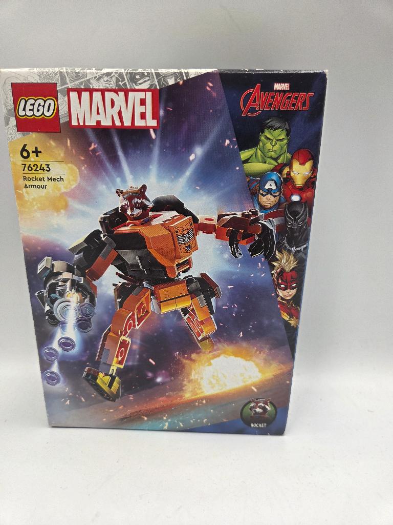 Lego Marvel 76243 Rocket Mech Armor, Marvel, Nieuw, Ophalen of Verzenden, Complete set