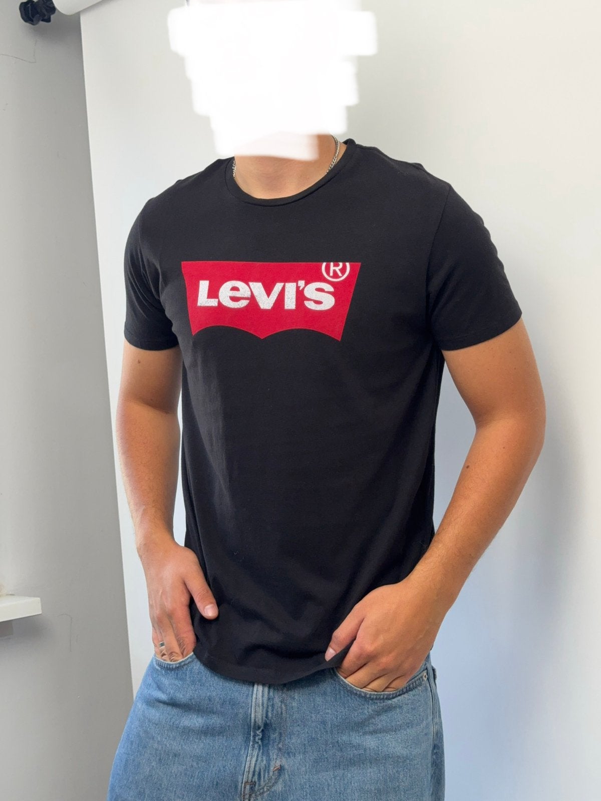 Levi's origineel T-shirt heren, maat M, Ophalen of Verzenden, Zo goed als nieuw, Maat 48/50 (M), Zwart
