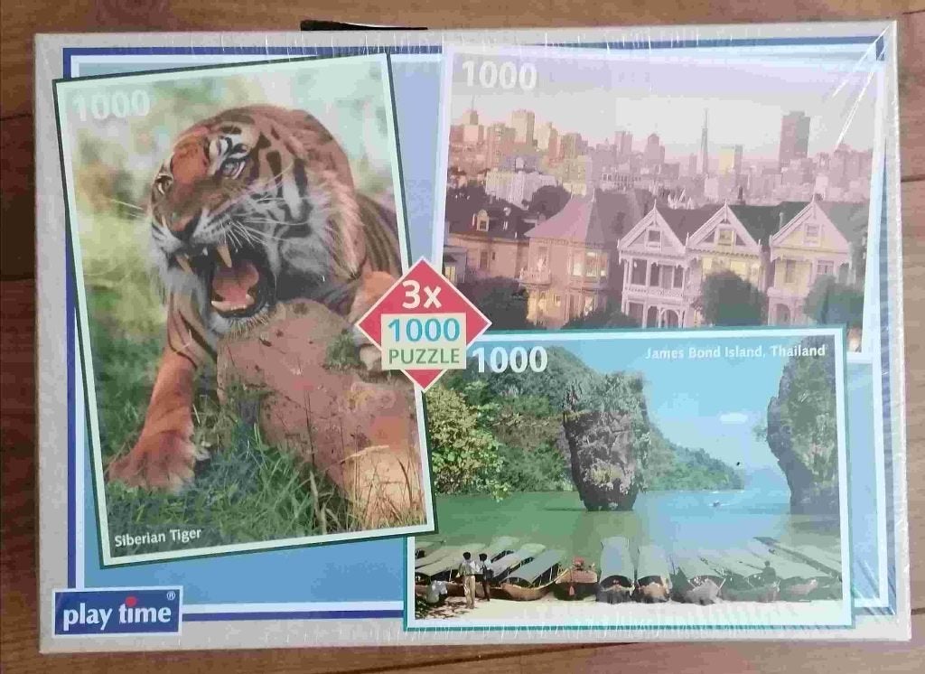 3 puzzels van 1.000 stukjes, Ophalen of Verzenden, 500 t/m 1500 stukjes, Nieuw, Legpuzzel