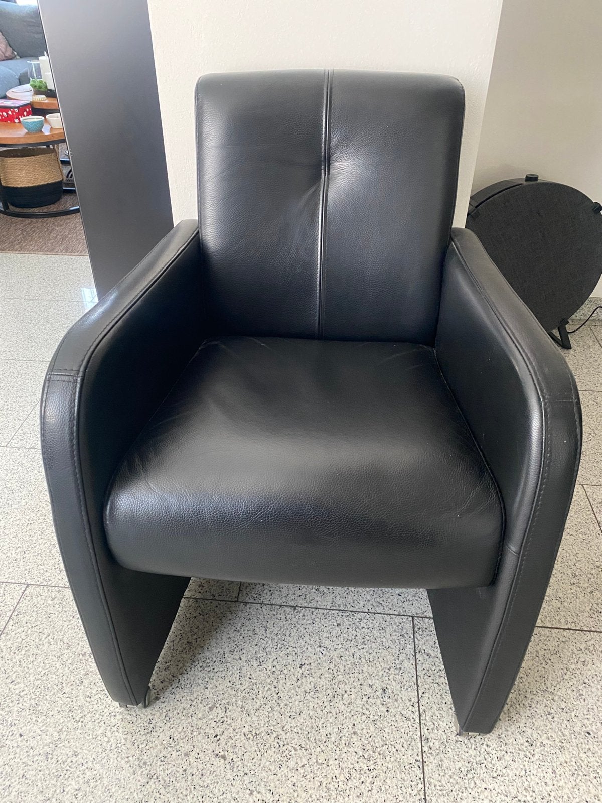 Eetkamer stoelen( echt leer ) 6 stuks, Ophalen, Minder dan 75 cm, Leer, Zo goed als nieuw