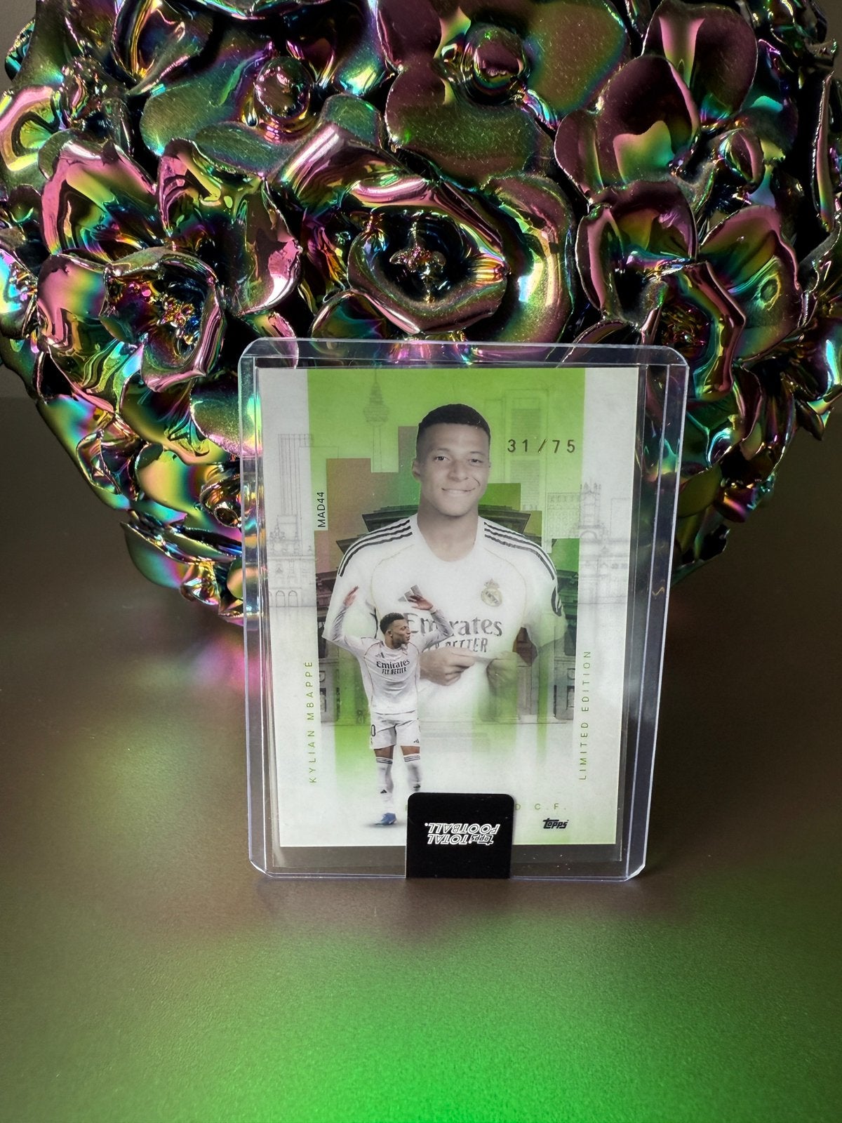 Topps Football Kylian Mbappé Real Madrid Parallel 31/75, Ophalen of Verzenden, Nieuw, Buitenlandse clubs