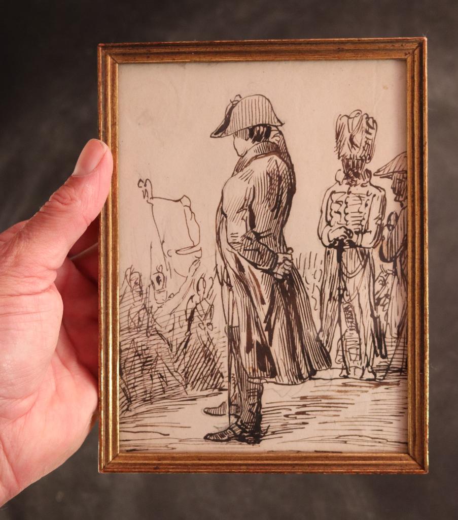 19e eeuwse tekening Napoleon, Ophalen of Verzenden