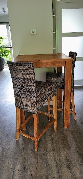 2 statafel stoelen, Huis en Inrichting, Stoelen, Ophalen, Gebruikt, Twee, Overige kleuren
