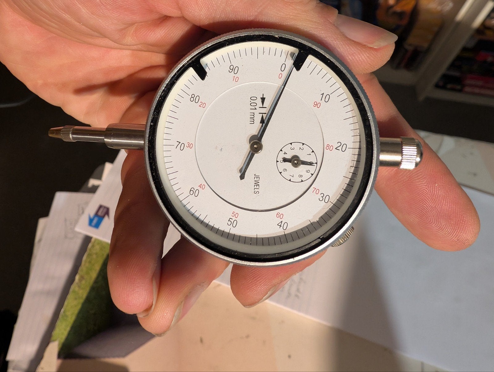 Meetklok met 0.01mm resolutie - Nauwkeurig meten, Ophalen of Verzenden