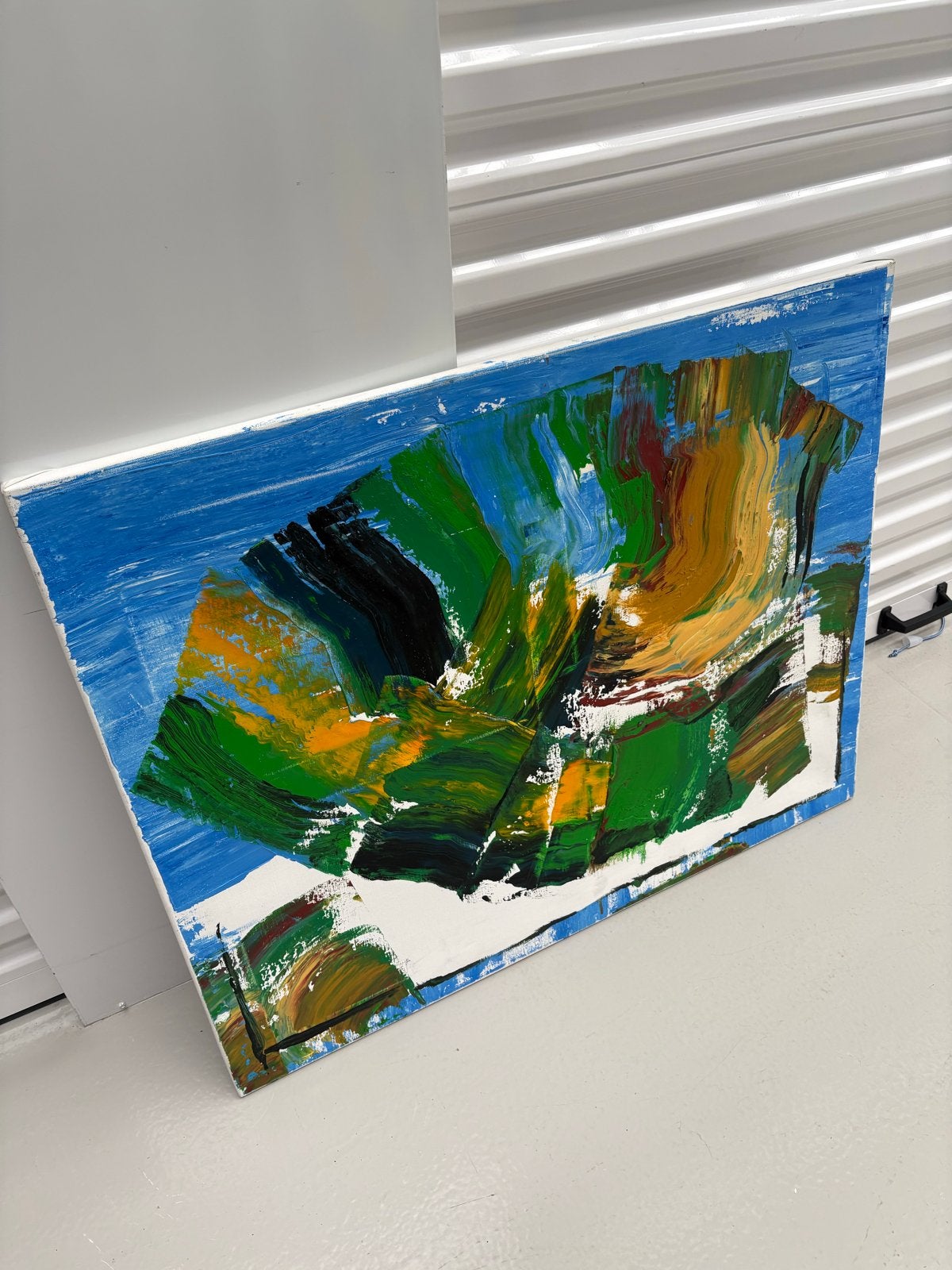 Abstract Schilderij van Jan Frenken, Ophalen of Verzenden