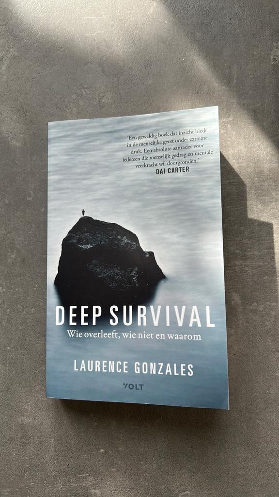 Laurence Gonzales - Deep survival, Boeken, Psychologie, Laurence Gonzales, Ophalen of Verzenden, Ontwikkelingspsychologie, Zo goed als nieuw