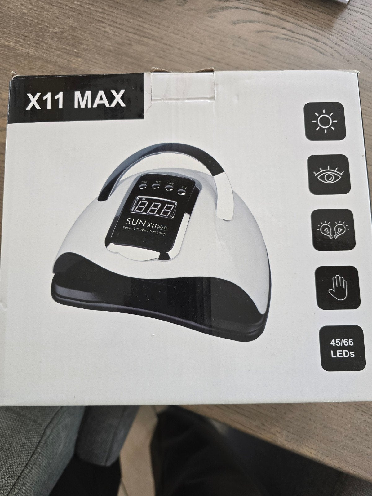 X11 MAX SUN UV LED Nagellamp voor Gelnagels, Ophalen of Verzenden, Nieuw, Overige typen