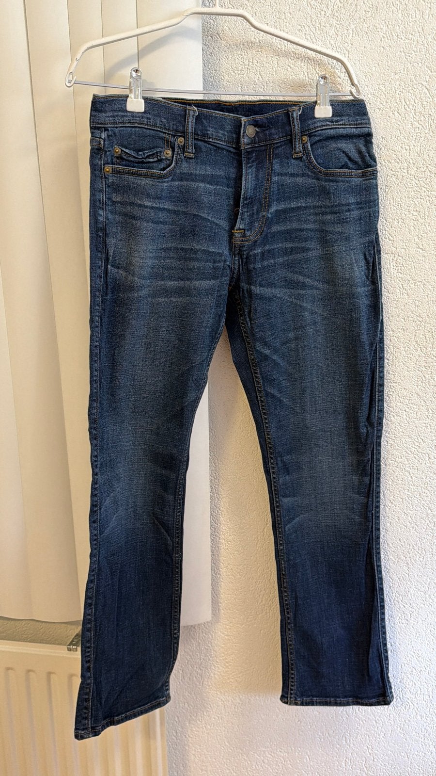 Abercrombie & Fitch Slim Fit Jeans – Maat 30/30 (Luxe Stretc, Ophalen of Verzenden, Zo goed als nieuw, Blauw, W32 (confectie 46) of kleiner