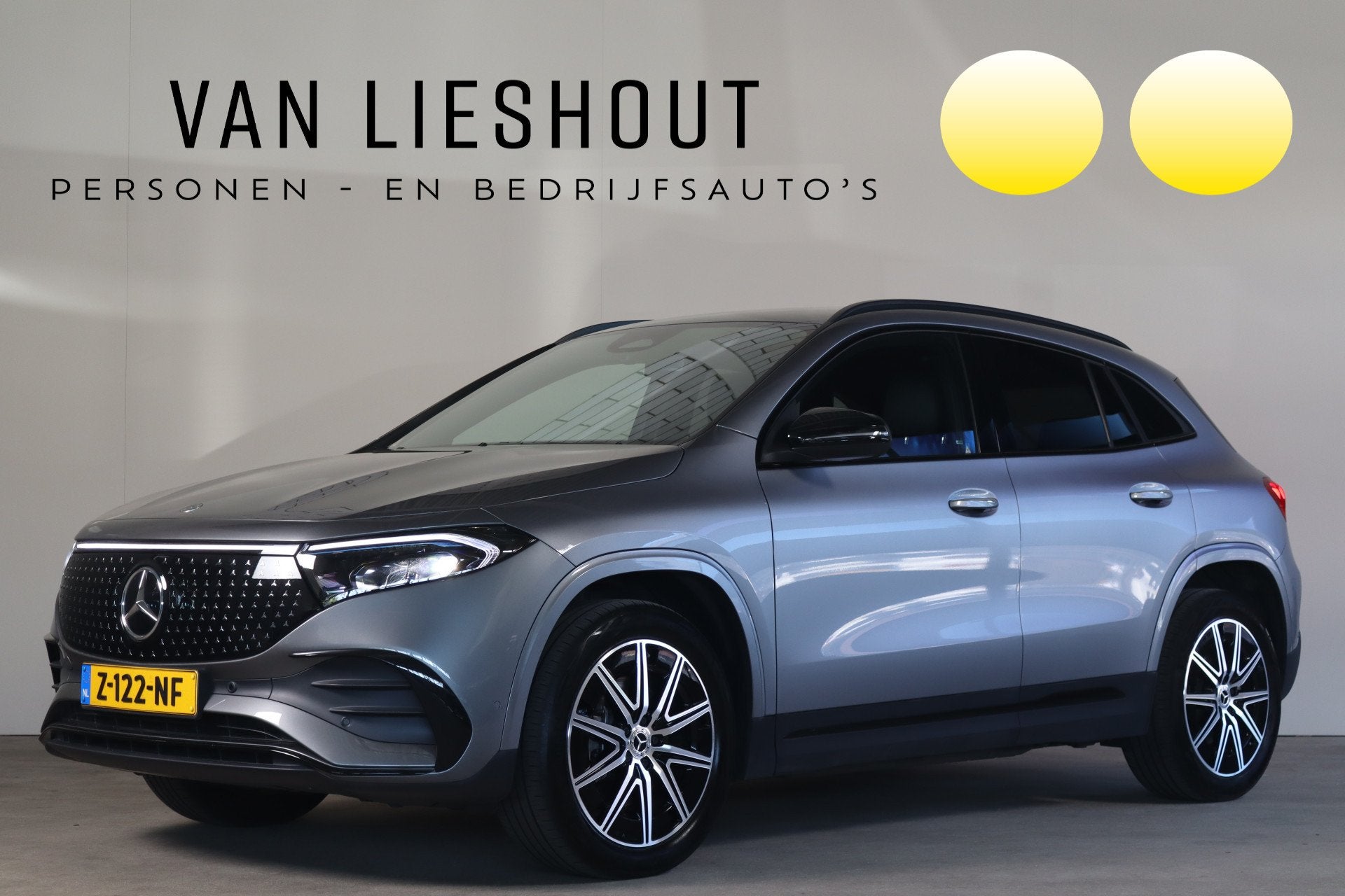 Mercedes-Benz EQA 250+ AMG Line 71 kWh - NL- Auto! Stoelverw, Auto's, Gebruikt, 190 pk, Origineel Nederlands, 1955 kg