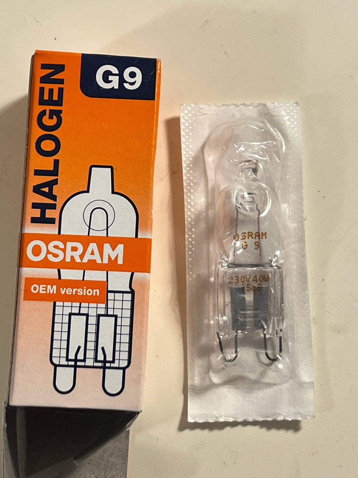 Osram Halogeen G9 Lamp 40W - Nieuw in verpakking, 30 tot 60 watt, Osram, Nieuw, Ophalen of Verzenden