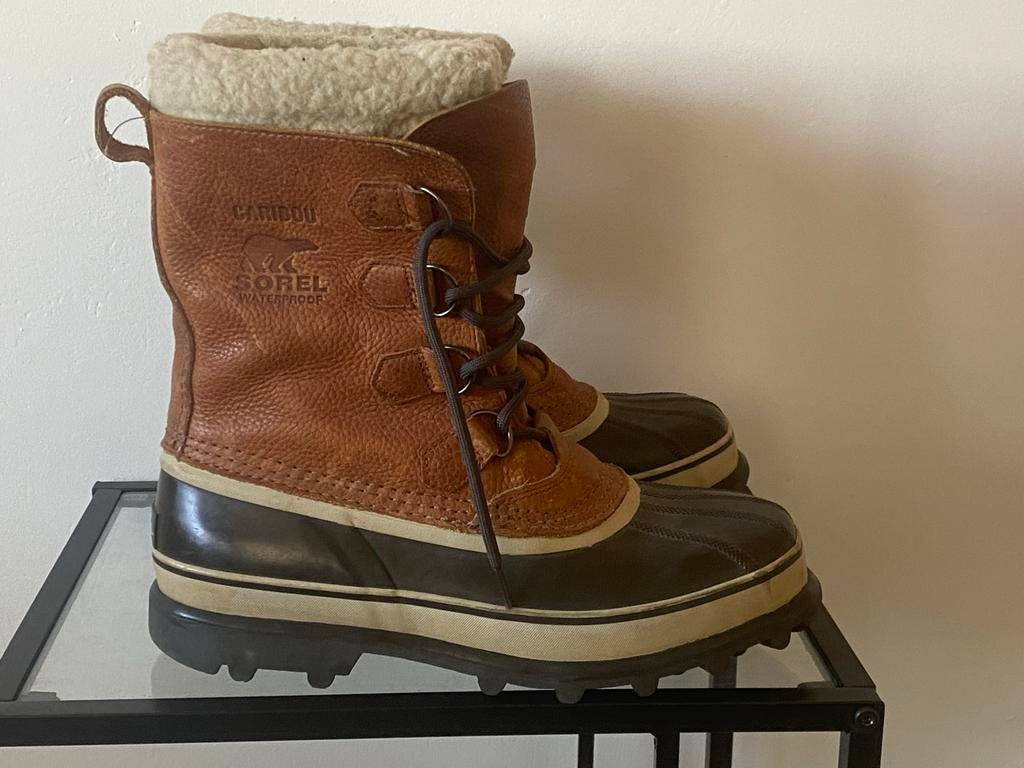 Sorel Caribou Waterproof Winterlaarzen Maat 42, Ophalen of Verzenden, Gedragen, Bruin, Snowboots