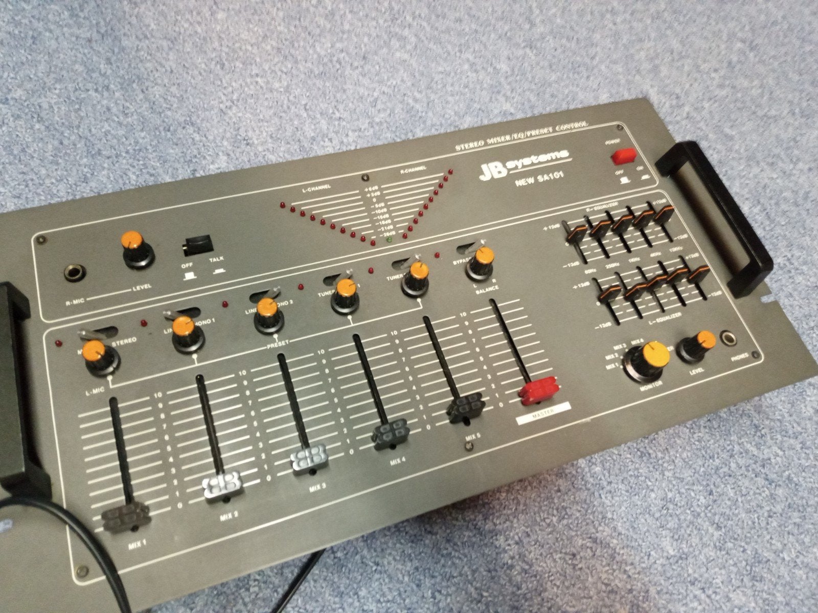 Dj Mengpaneel 90's JB systems, Muziek en Instrumenten, Ophalen of Verzenden, Gebruikt, 5 tot 10 kanalen, Microfooningang